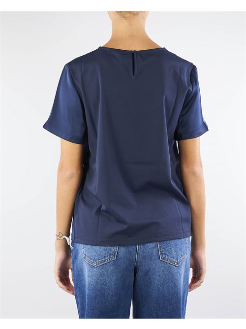 Satin and jersey T-shirt Max Mara Weekend MAX MARA WEEKEND | Blouse | GILBERT9